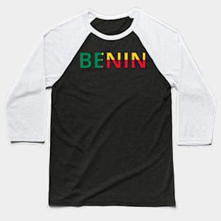 Drapeau Bénin Baseball T-Shirt